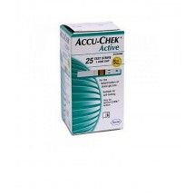 Accu Chek Active Test Strips - 25 Strips Box-FREE DELIVERY