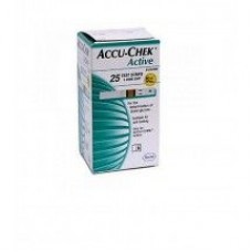 Accu Chek Active Test Strips - 25 Strips Box-FREE DELIVERY