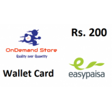 EasyPaisa Mobile Wallet Rs.200 - Instant Fast Delivery