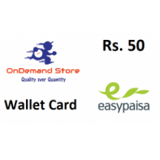 EasyPaisa Mobile Wallet Rs.50 - Instant Fast Delivery