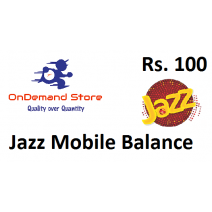 Jazz Topup Balance Rs.100 - Instant Fast Delivery
