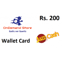 JazzCash Mobile Wallet Rs.200 - Instant Fast Delivery