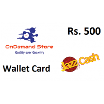 JazzCash Mobile Wallet Rs.500 - Instant Fast Delivery