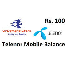 Telenor Topup Balance Rs.100 - Instant Fast Delivery