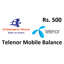 Telenor Topup Balance Rs.500 - Instant Fast Delivery