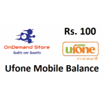 Ufone Topup Balance Rs.100 - Instant Fast Delivery