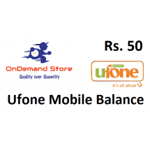 Ufone Topup Balance Rs.50 - Instant Fast Delivery